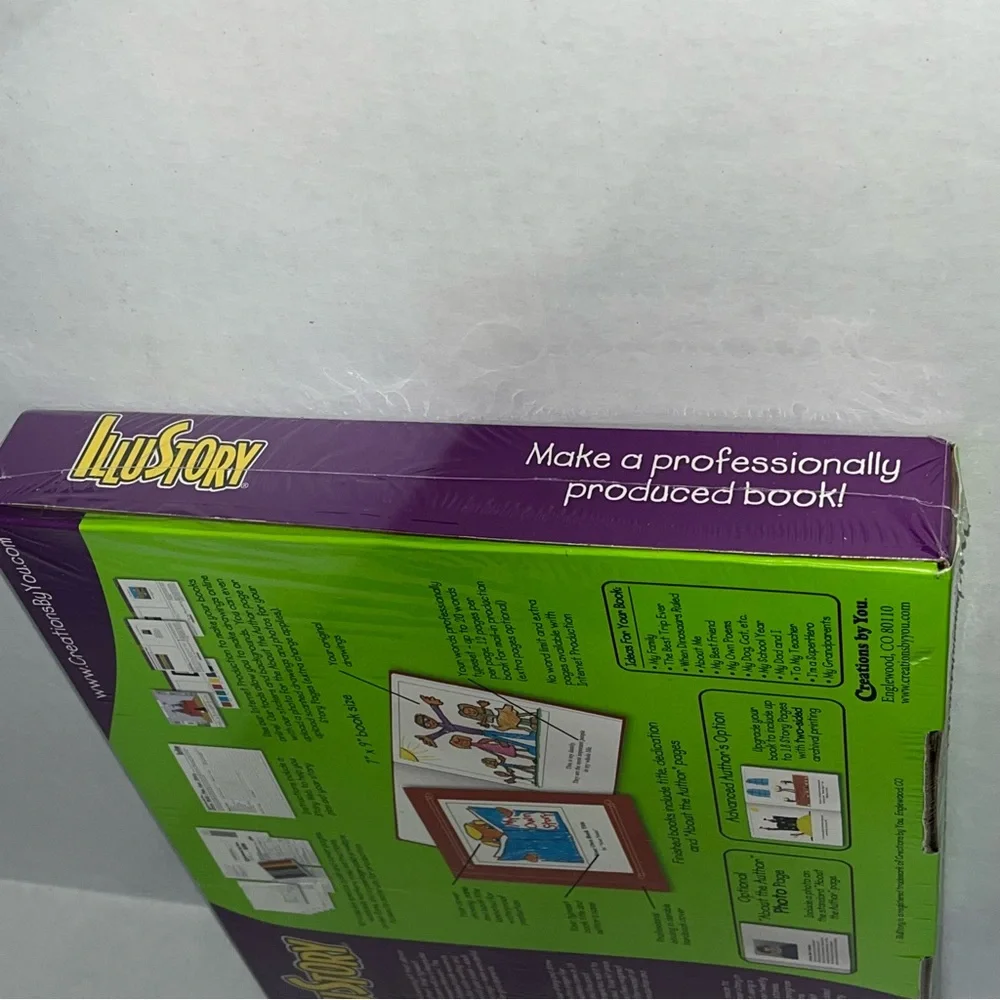 Creations by You Illustory Publish Your‎ Own Book, New, Sealed Box